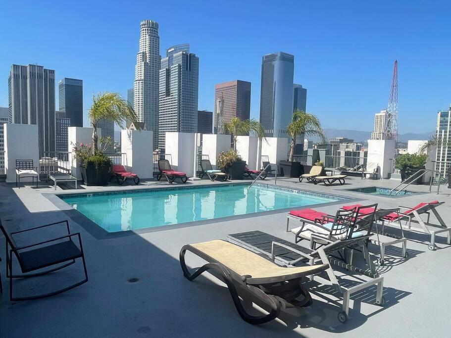 Appartement Downtown La Loft Free Parking Rooftop Pool Jacuzzi *